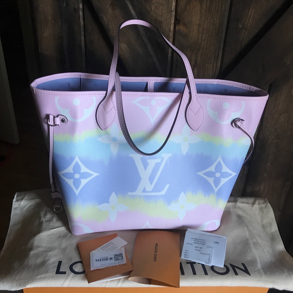 SOLD💔LE Louis Vuitton Escale Pastel Neverfull MM - Picture 2 of 8